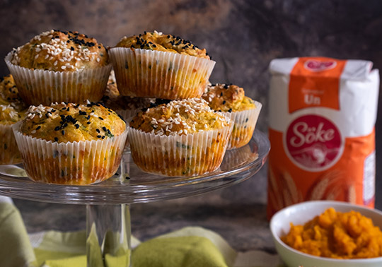 Balkabaklı Muffin