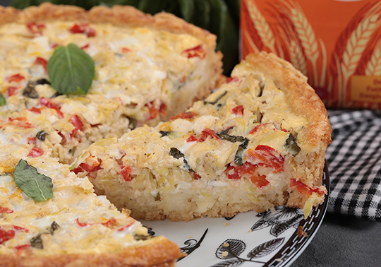 Peynirli Fesleğenli Tart