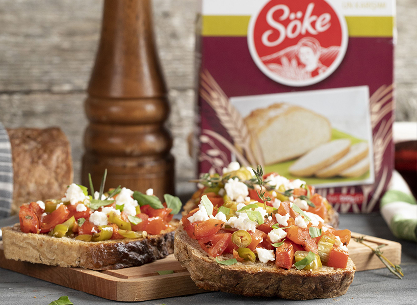 Domatesli Bruschetta